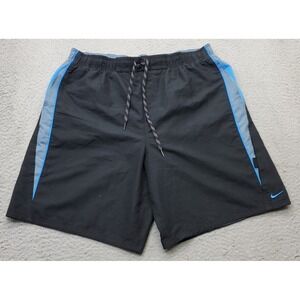 Nike Swim Shorts With Liner Mens XL Multicolor Elastic Waist Swimwear Drawstring